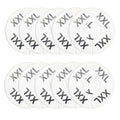 Rack Divider Size Xxl Xx-large White Round Ring Sizing Hanger Retail