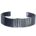 20/22mm Width 18.5cm Length Milanese Mesh Web+strip Watch Band Strap