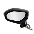 Driver Side Mirror Heated for Toyota Corolla 2019-2025 Manual Fold Black