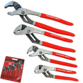 Neilsen 4pc Plumbers Adjustable Soft Grip Waterpump Pipe Wrench PliersOpens in a