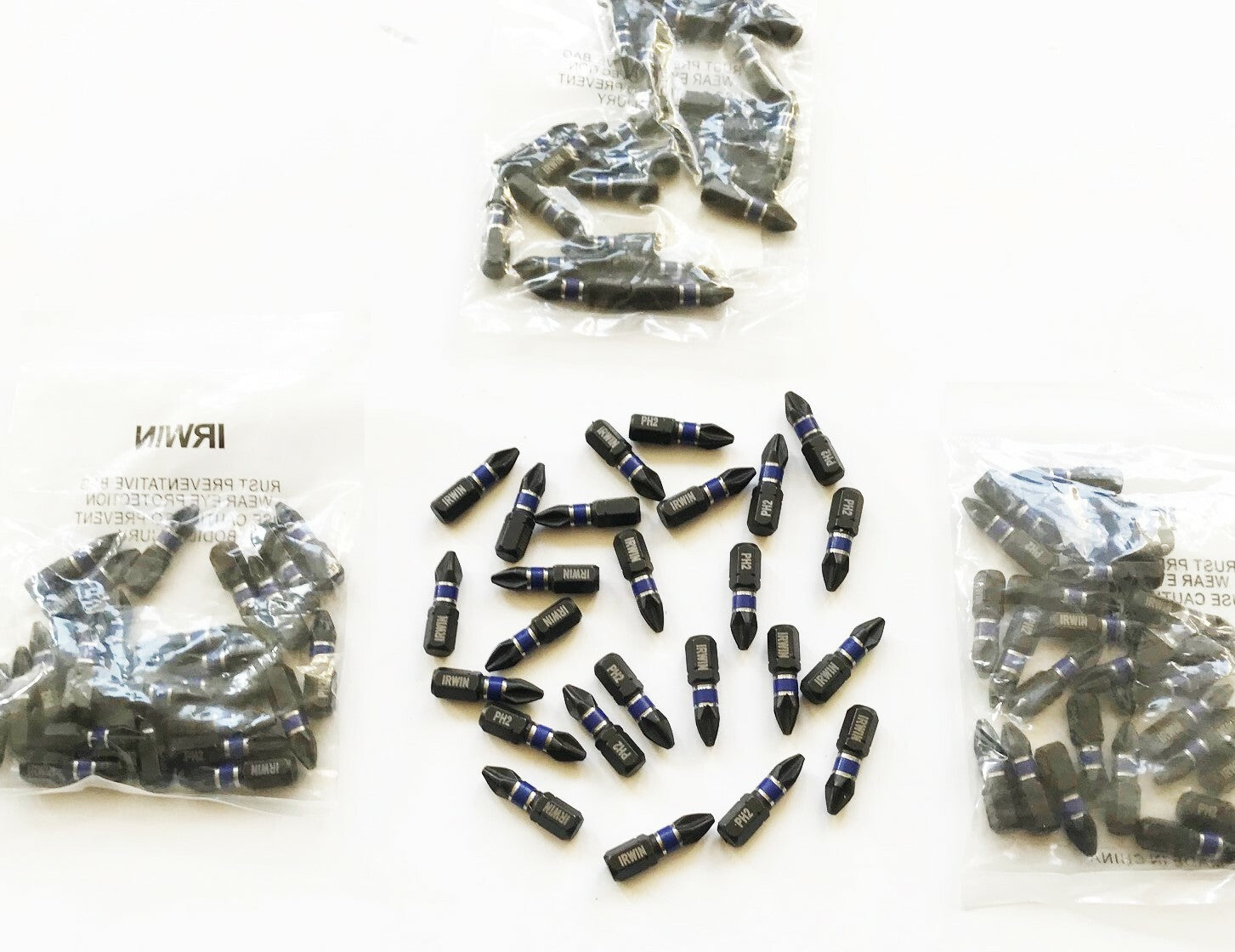Irwin #2 Phillips Impact Screw Driver Bits - 100 Pack by Irwin