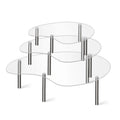 Handcrafted For Acrylic Cake Stand Exquisite Design For Dessert