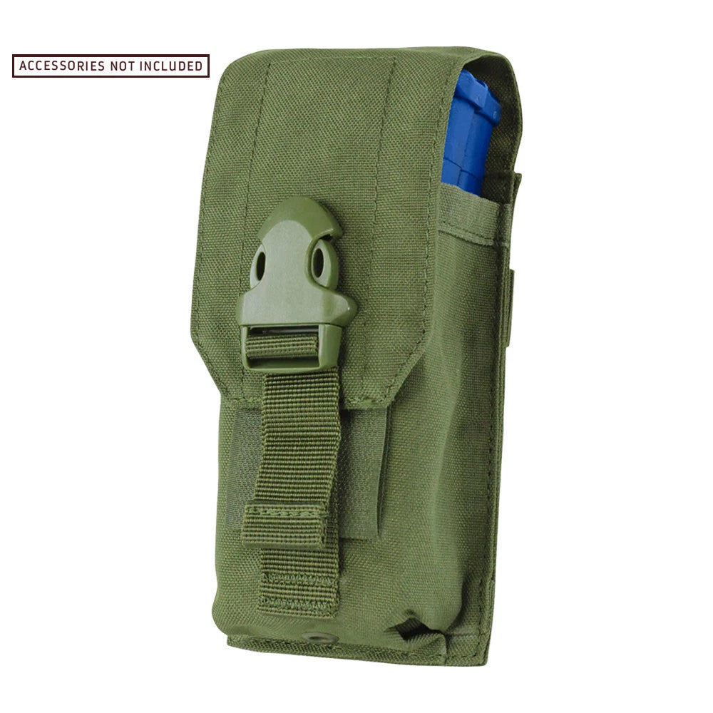 Hook Loop Tactical Buckled Universal Magazine Pouch 3.5"w X 7"h X 2"d