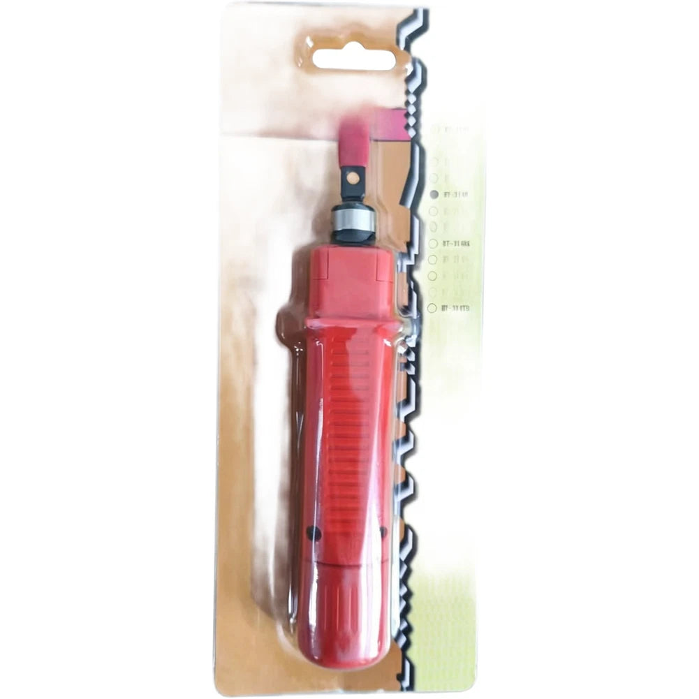 Abs Handle Punch Down Tool With Carbon Steel Cutting Edge For Network