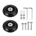 70x24mm New Luggage Replacement Wheels Kits Compatible For Wheelchairs