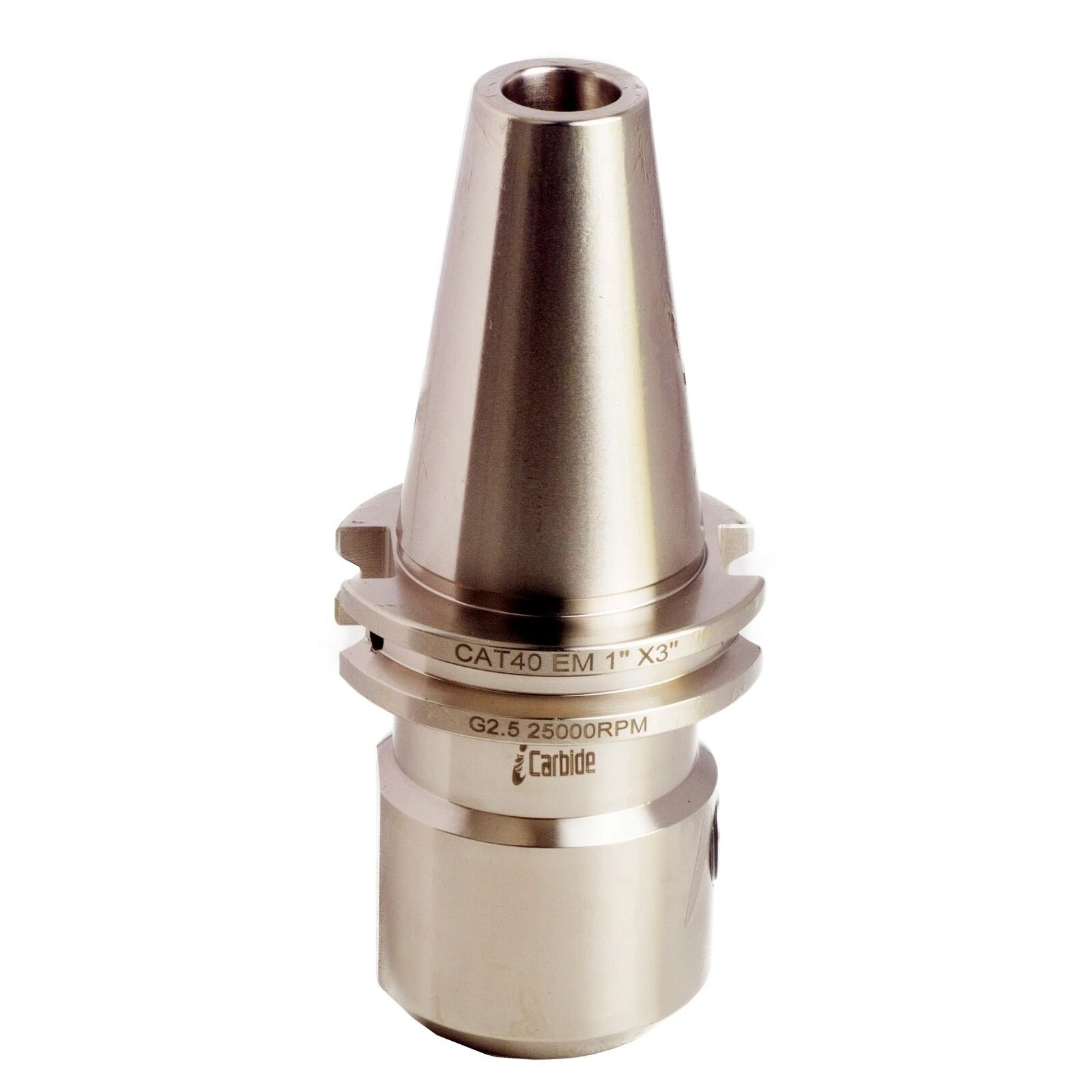 New Cat40 1"x3.0" End Mill Tool Holder G2.5 25000rpm Tir0.0001"