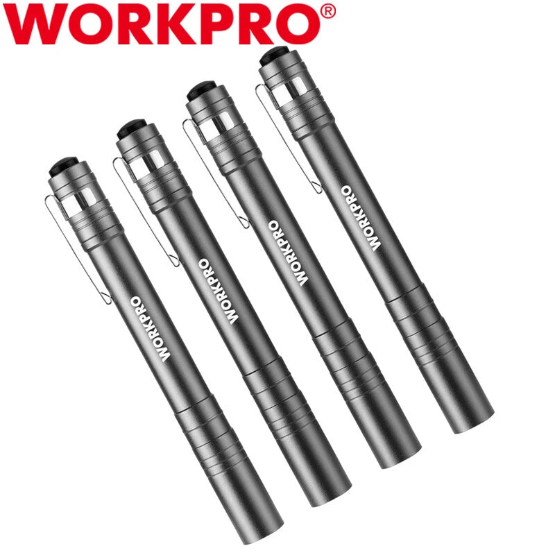 Workpro Led Pen Light Set Aluminum Handheld | Built Supply Co