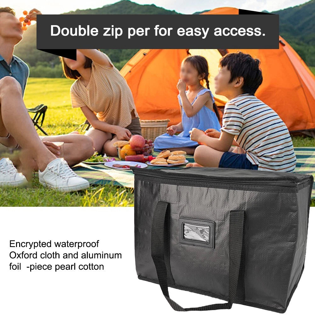 Large Food Delivery Insulated Bags Pizza Takeaway Thermal Warm Cold