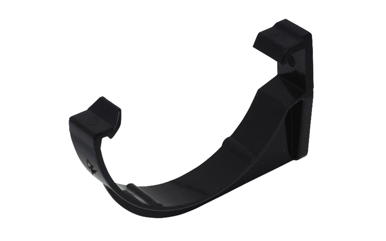 Half Round 112mm Fascia Bracket Black