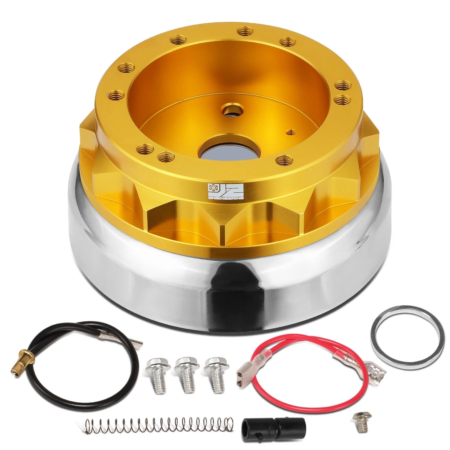 J2 Fit 65-69 Fairlane Mustang Steering Wheel Gold | Built Supply Co