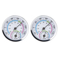 Analog Thermometer Hygrometer 2 Pack Indoor Room Humidity Temperature