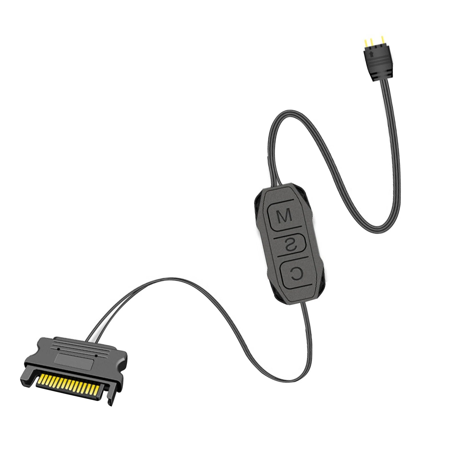 Ar-1 Rgb Controller Cable 5V 3 Pin To Sata Aura Argb Mini Control