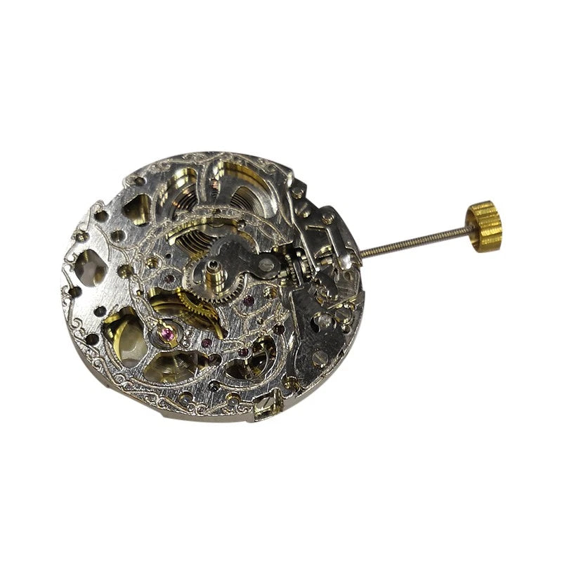 Hollow Out Automatic Winding Movement 3 Hands For Miyota 8205 Watch