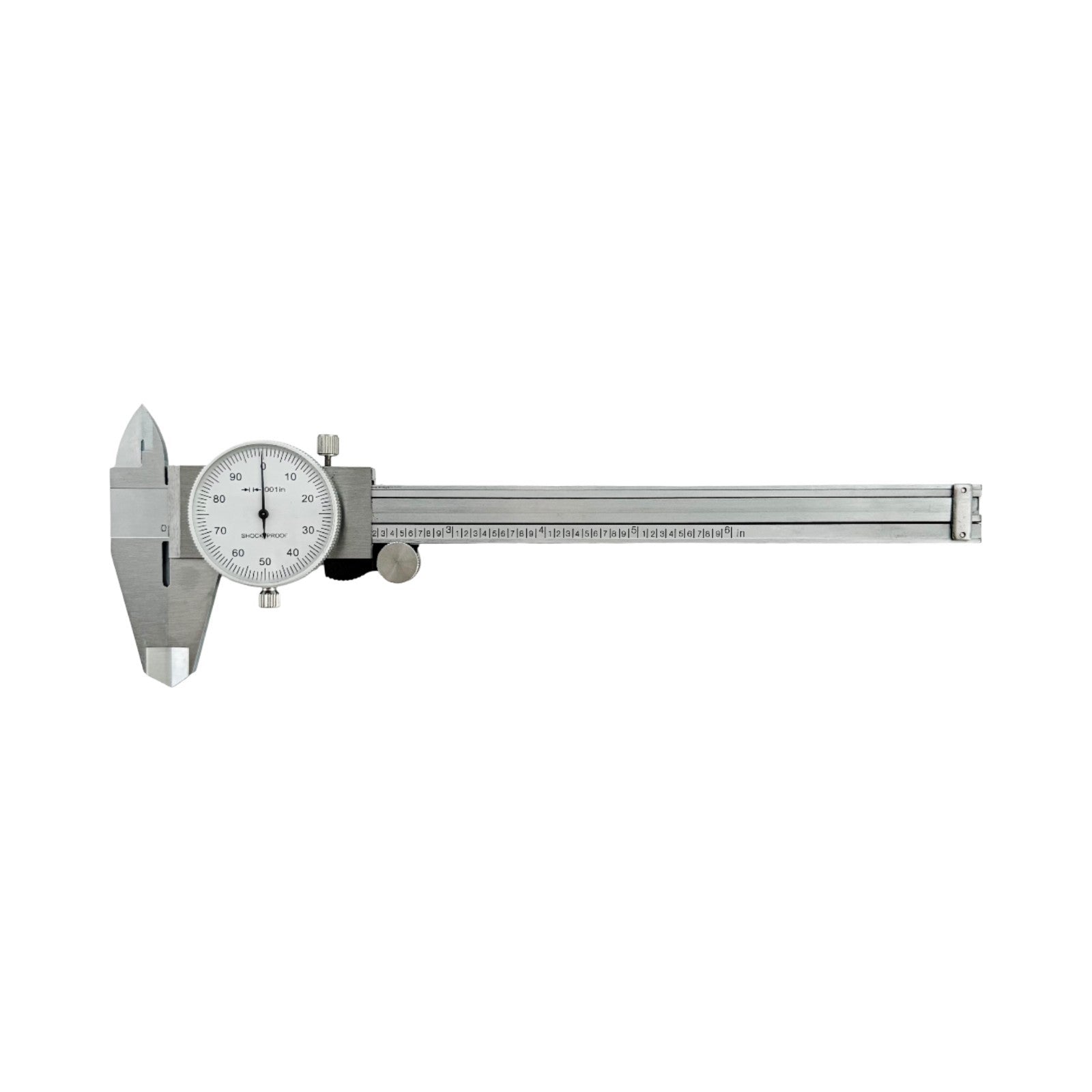 0-6" Dial Caliper Stainless Steel Precision Measuring Tool Inch 0.001"