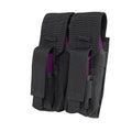 Molle Tactical Pals Double Kangaroo Magazine Mag Pouch Black