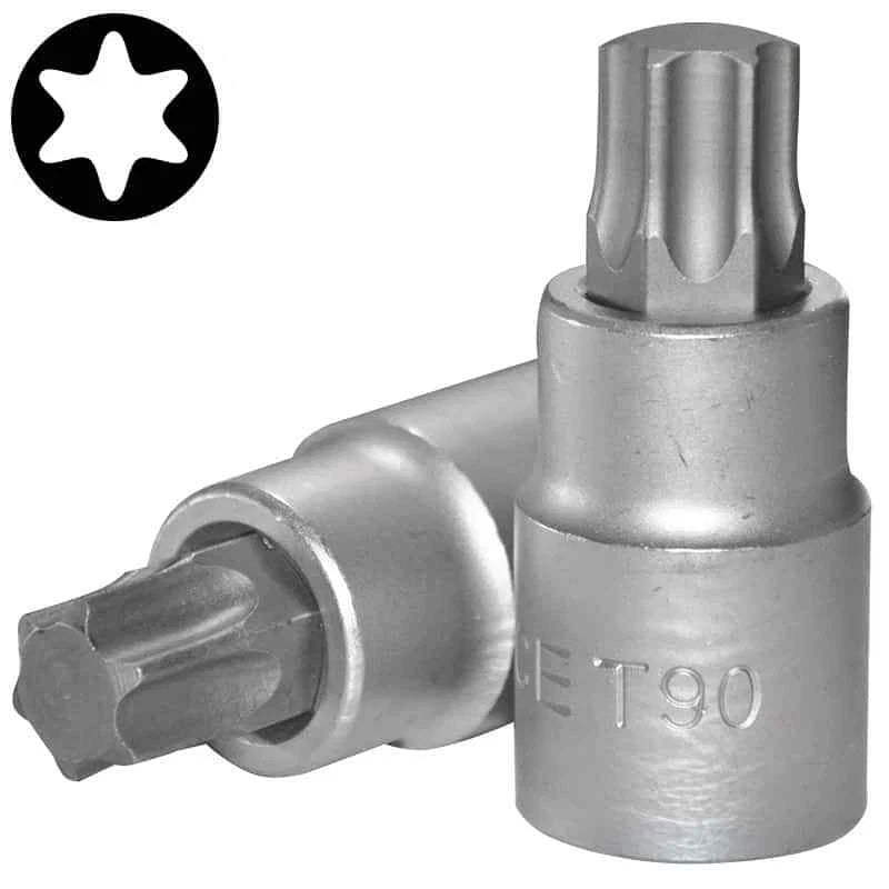 Force 36408019 H19 / 36608090 T90 3/4" Dr. 80mml Hex / Torx Star