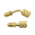 Mini Split Adapter 5/16 To 1/4 Sae Flare R410a Hvac Tool With 45°