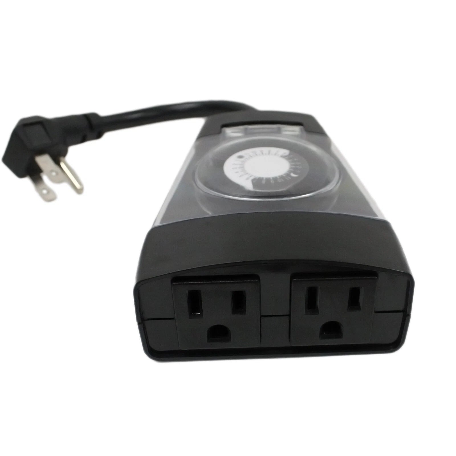 Outdoor Plugin Timer Switch Add On Two Outlet Weatherproof Count Down