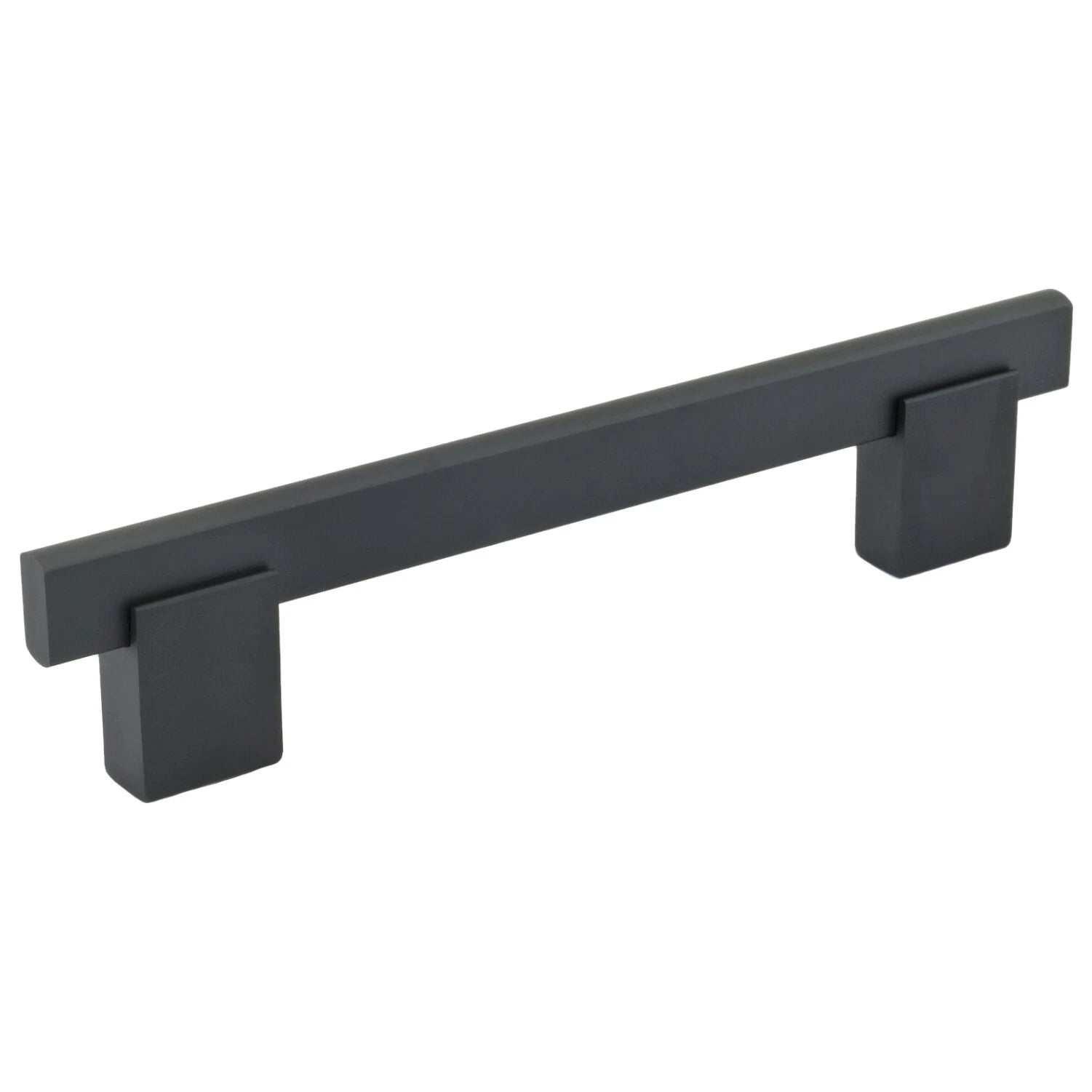 Rok 5-1/32" Center Matte Black Kitchen Cabinet Drawer Handle Pull