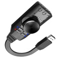 New Usb External Sound Card Virtual 7.1 Channel Adapter Plug For Pc