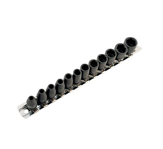 Force 1/4" Dr. 6pt Impact Socket Set: 4-13mm Metric Or 5/32"-1/2" Sae