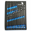 Capri Tools Combination Wrench Set - 19-Piece, Metric, Mechanic's Tray by Capri Tools