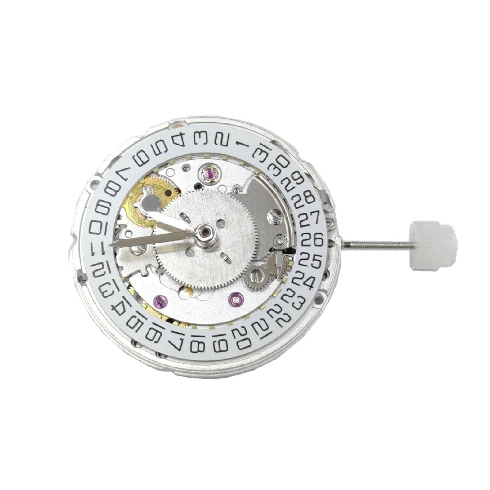 4-hand 25.6mm Automatic Mechanical Watch Movement With Parts For Eta