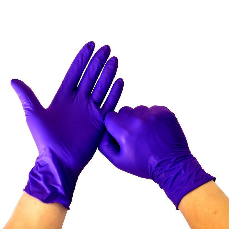 100pc Indigo Nitrile Medical Exam Gloves Powder Free S M L XL by Indigo