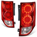 Fit 11-20 Dodge Grand Caravan Chrome Housing Red | Built Supply Co