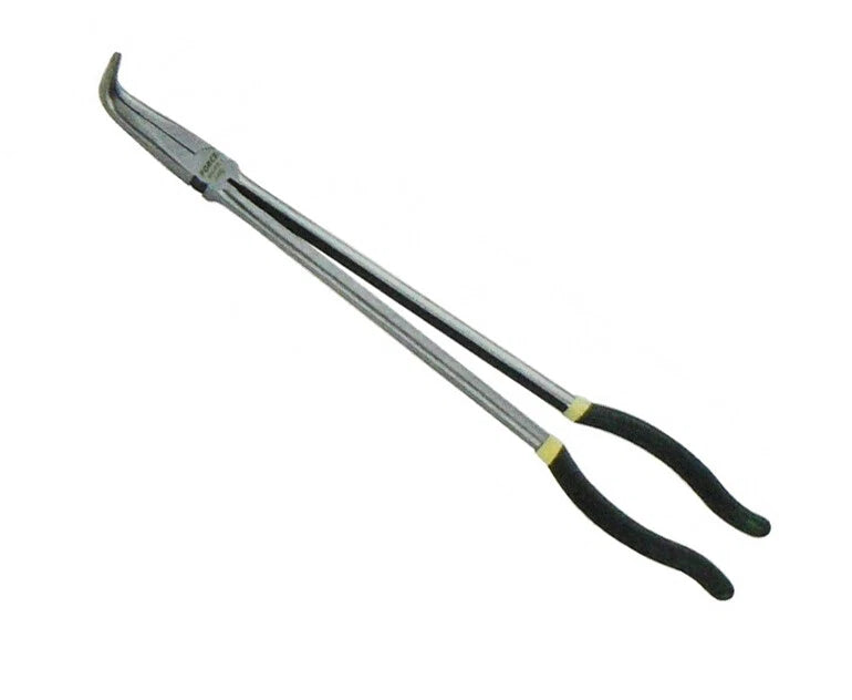 Force 5047p 11"/15.7" Long Reach Pliers Straight /45 / 90 Degree Bent