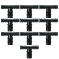 XFITTING 1/2" x 1/2" x 3/4" Pex A Tee - 10 Pack