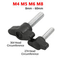 M4 M8 Wing Knob Head Clamping Thumb Screw