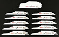 20 Bosch 6" Reciprocating Saw Sawsall Blades 14tpi+18tpi Bi-metal