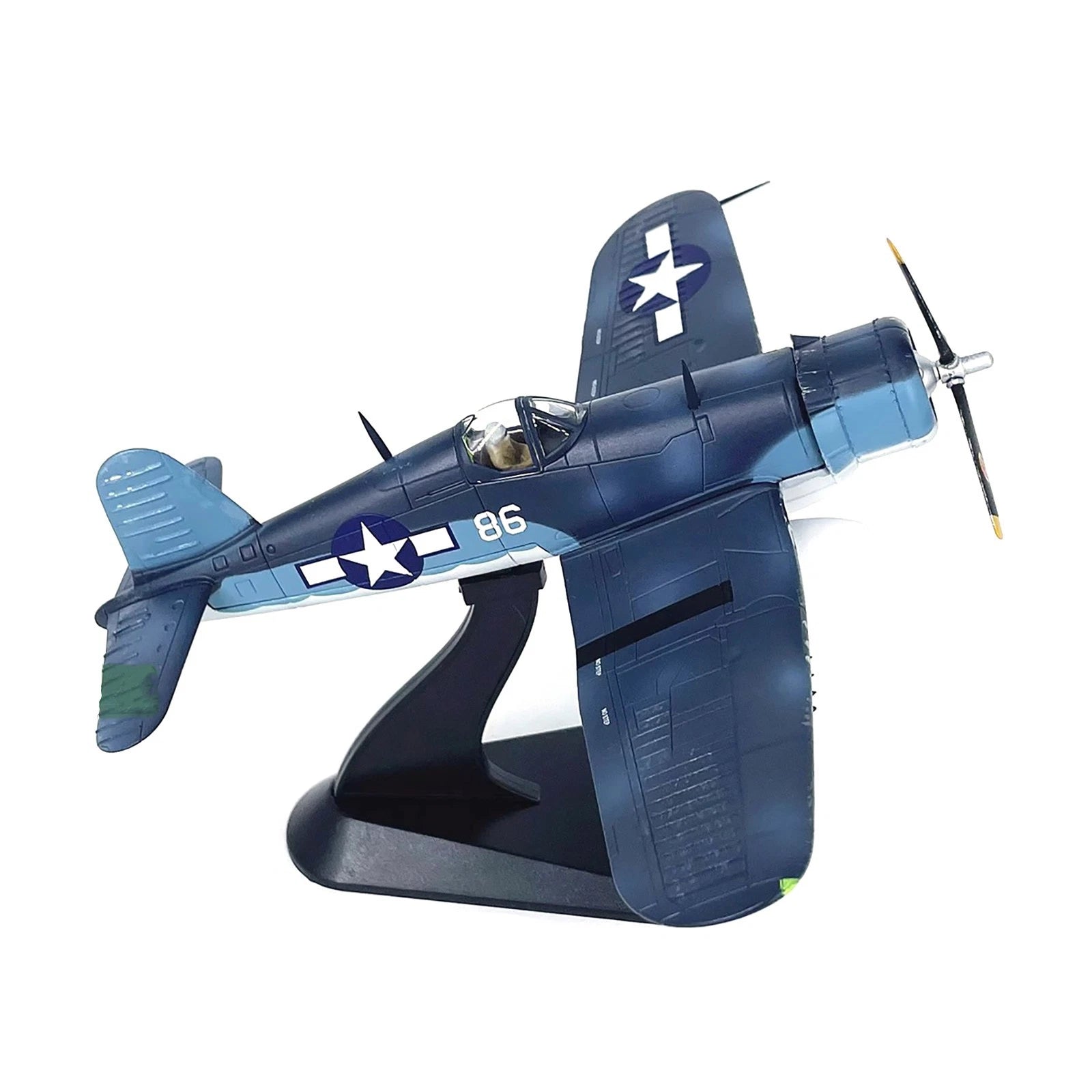 1/72 Scale Wwii Usmc F4u Corsair Fighter Vmf-214 White 86 Finished