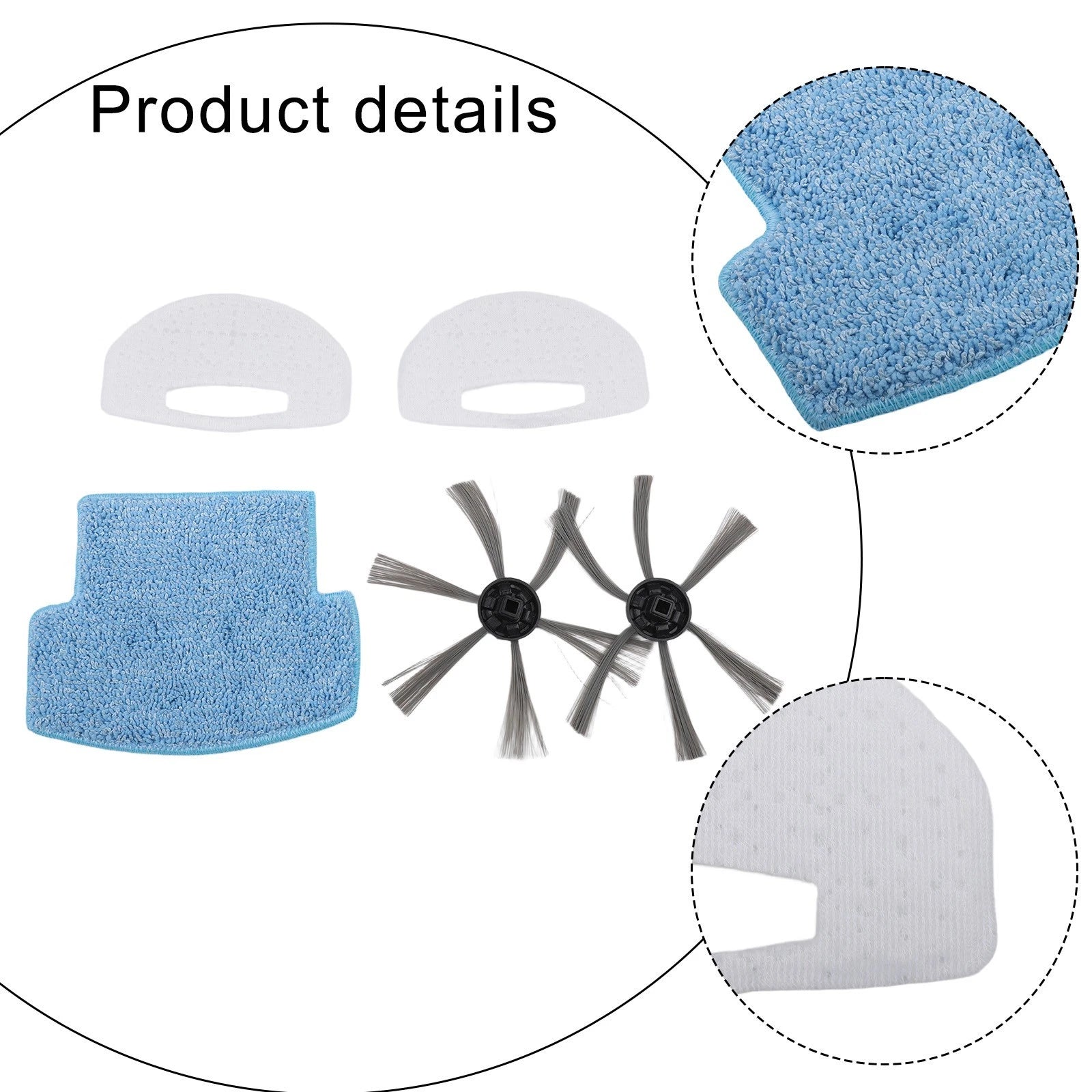 Replacement Consumable Parts For Wap For W90 W95 W96 For Robo Vacuum
