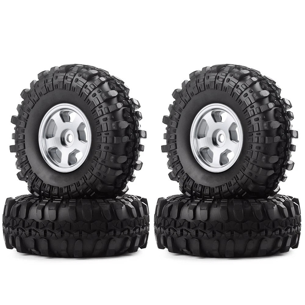 Beadlock Micro Crawler Wheels Rims Tires For Axial Scx24 90081