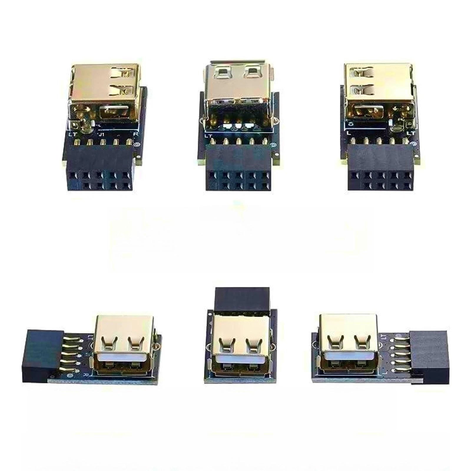 Usb 2.0 9pin Interface Front Panel Header Adapter Usb2.0 Extender