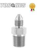 AN -3 (AN3 AN 03) to 1/4" NPT Straight Stainless Steel Adapter