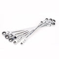 5pc Double Box End Ratcheting Wrench Metric Spline XL Flexible Head