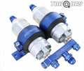 Twin Bosch 0580464200 Fuel Pump Billet Aluminium Assembly an-8 In/out