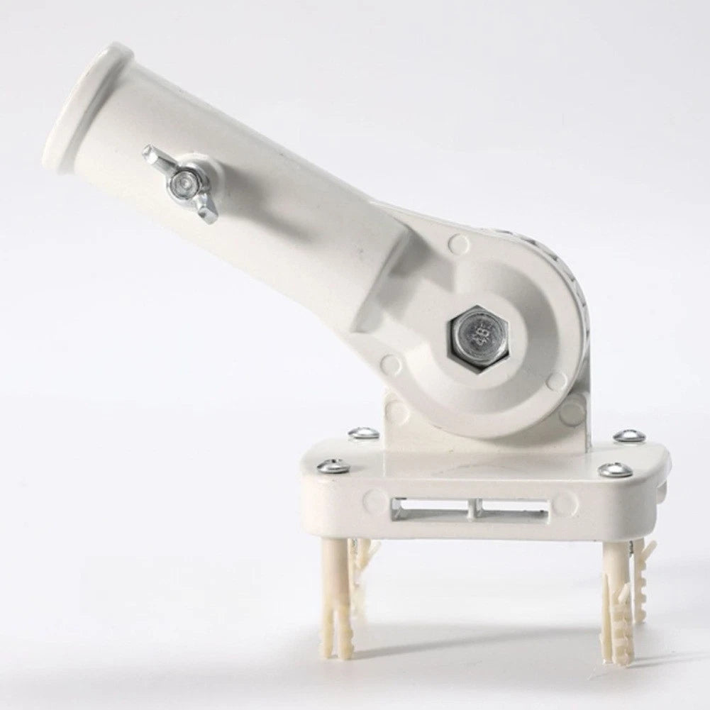 Flag Pole Bracket Adjustable Aluminum Alloy Outdoor Mount With Secure