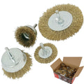 Neilsen 24pc Steel Wire Cup Wheel Brush Set