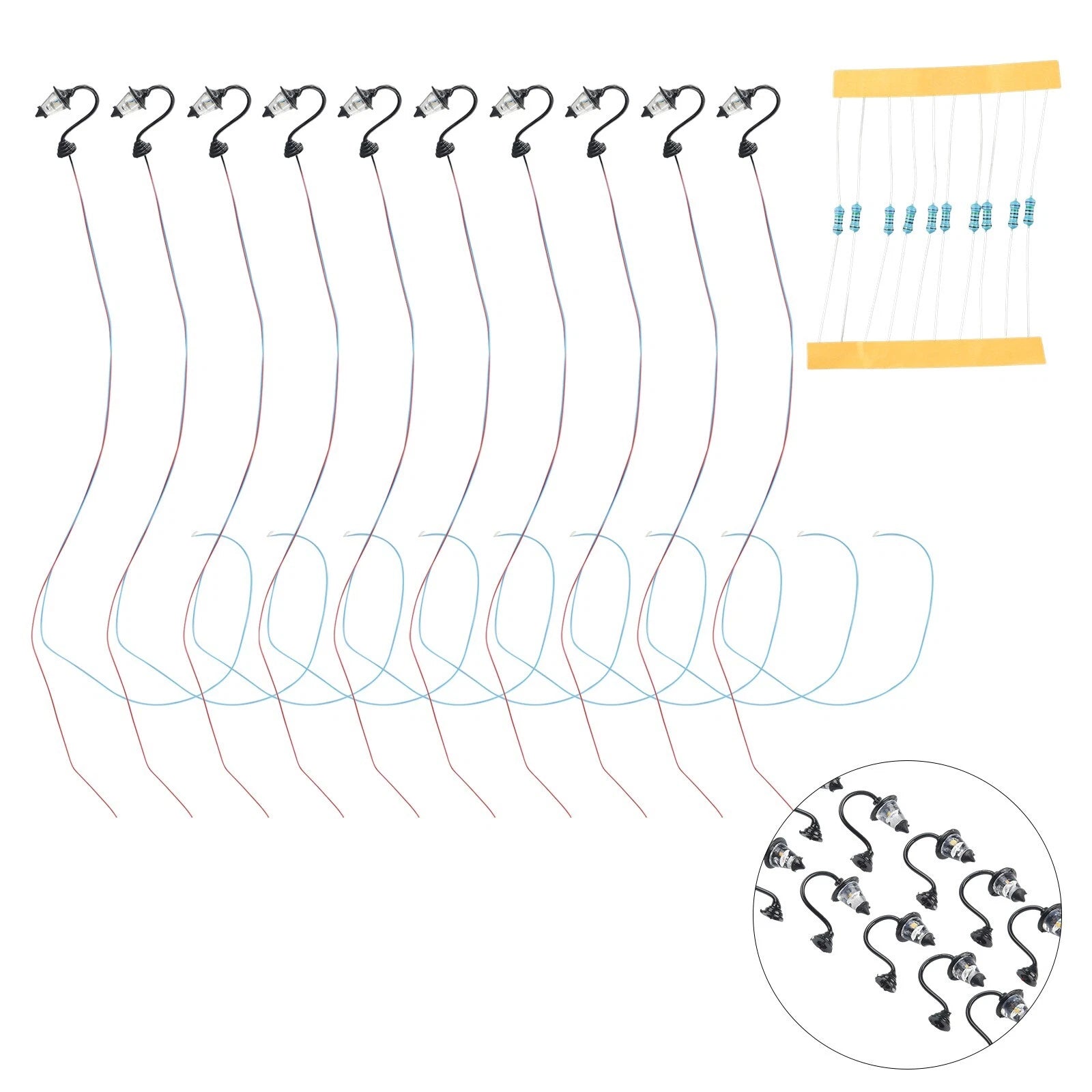 1:87 Ho Scale Wall Lamp Led-street Lights | Built Supply Co