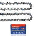 2PCS 16" Bar 3/8" Pitch Chainsaw Chain for 56 Drive Links Wood Cutting