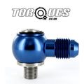 An -6 (6an) Banjo Adapter to M10x1.0 Stainless Steel Banjo Bolt