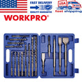 WORKPRO 17-Piece SDS-Plus Hammer Drill Bit Set by WORKPRO