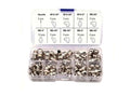 60PC Grease Nipple Assortment: M6,m8,m10, Straight/45°/90° Bent