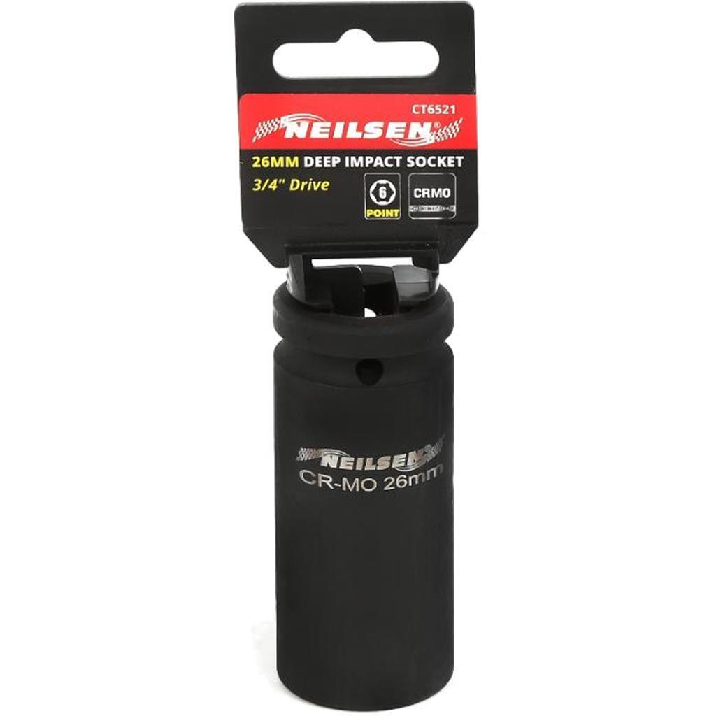 Neilsen 3/4" Drive Deep Impact Socket 26mm