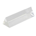 New 9cm Optical Glass Triple Triangular Prism Physics Teaching Light