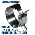 Mikalor Spring Band Clips Fuel Hose Clamps Water Pipe Self Clamping Multi PacksO
